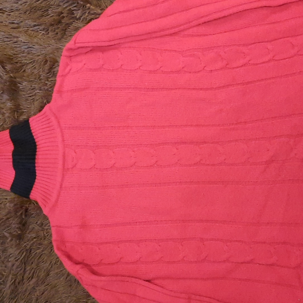 Vtg. Red turtleneck sweater